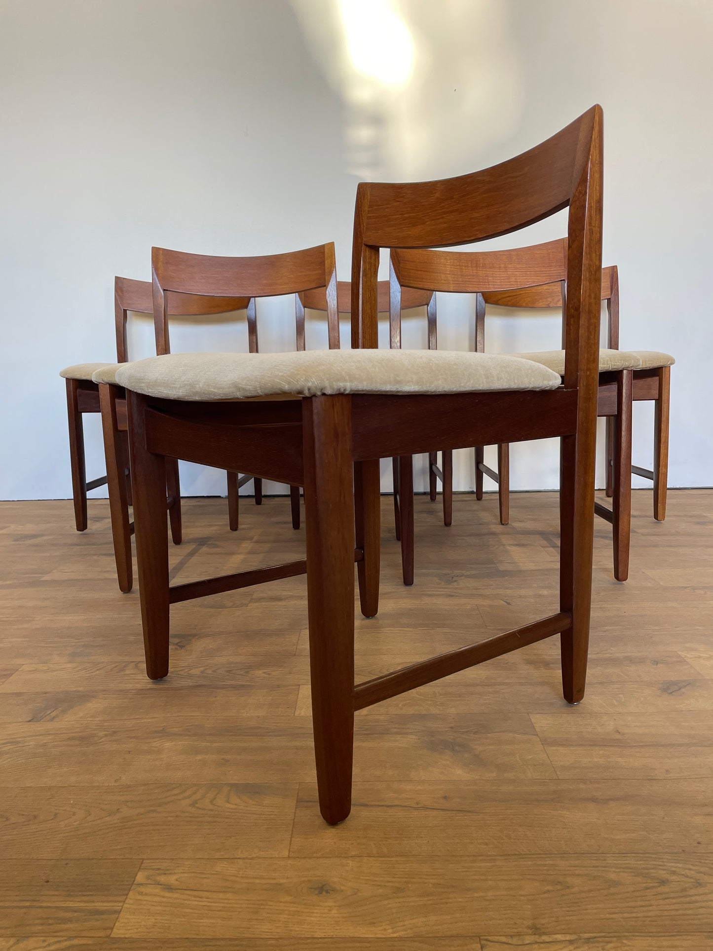 Set 6 Teak Dining Chairs by Bath Cabinet Makers - Mid-Century / UK Made