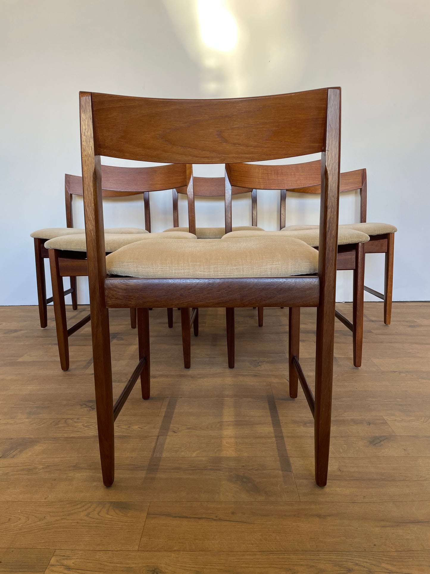 Set 6 Teak Dining Chairs by Bath Cabinet Makers - Mid-Century / UK Made