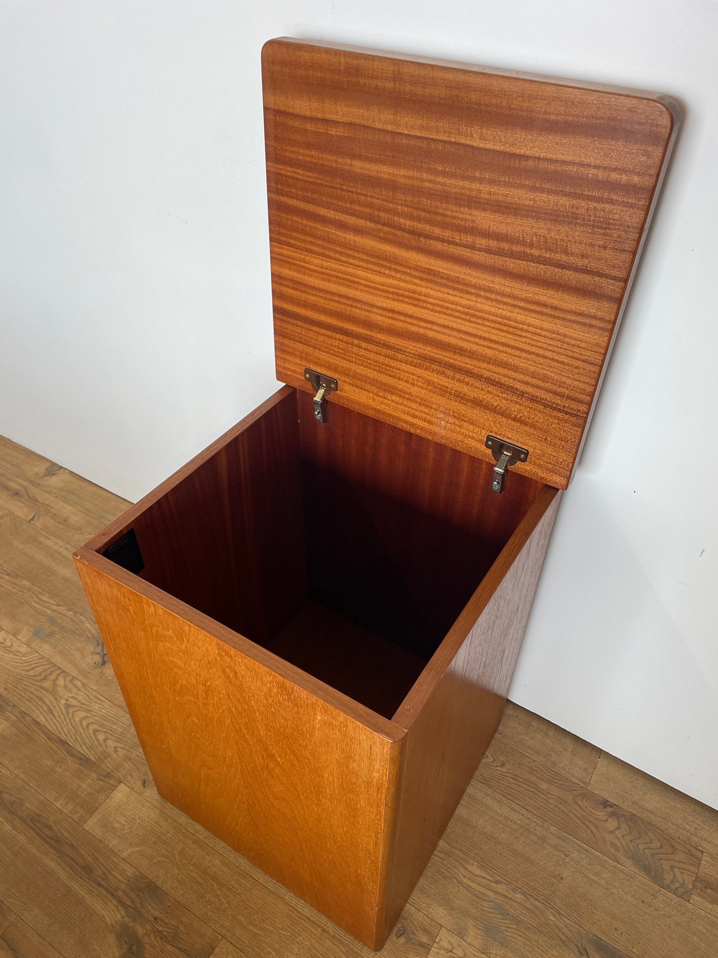 Vintage Teak Stag Blanket Box – Mid Century Modern Storage Chest