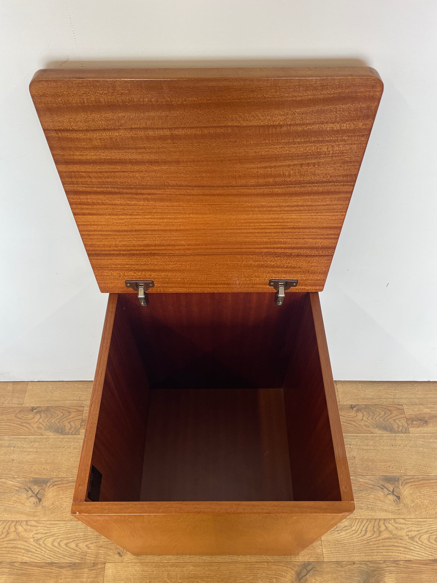 Vintage Teak Stag Blanket Box – Mid Century Modern Storage Chest