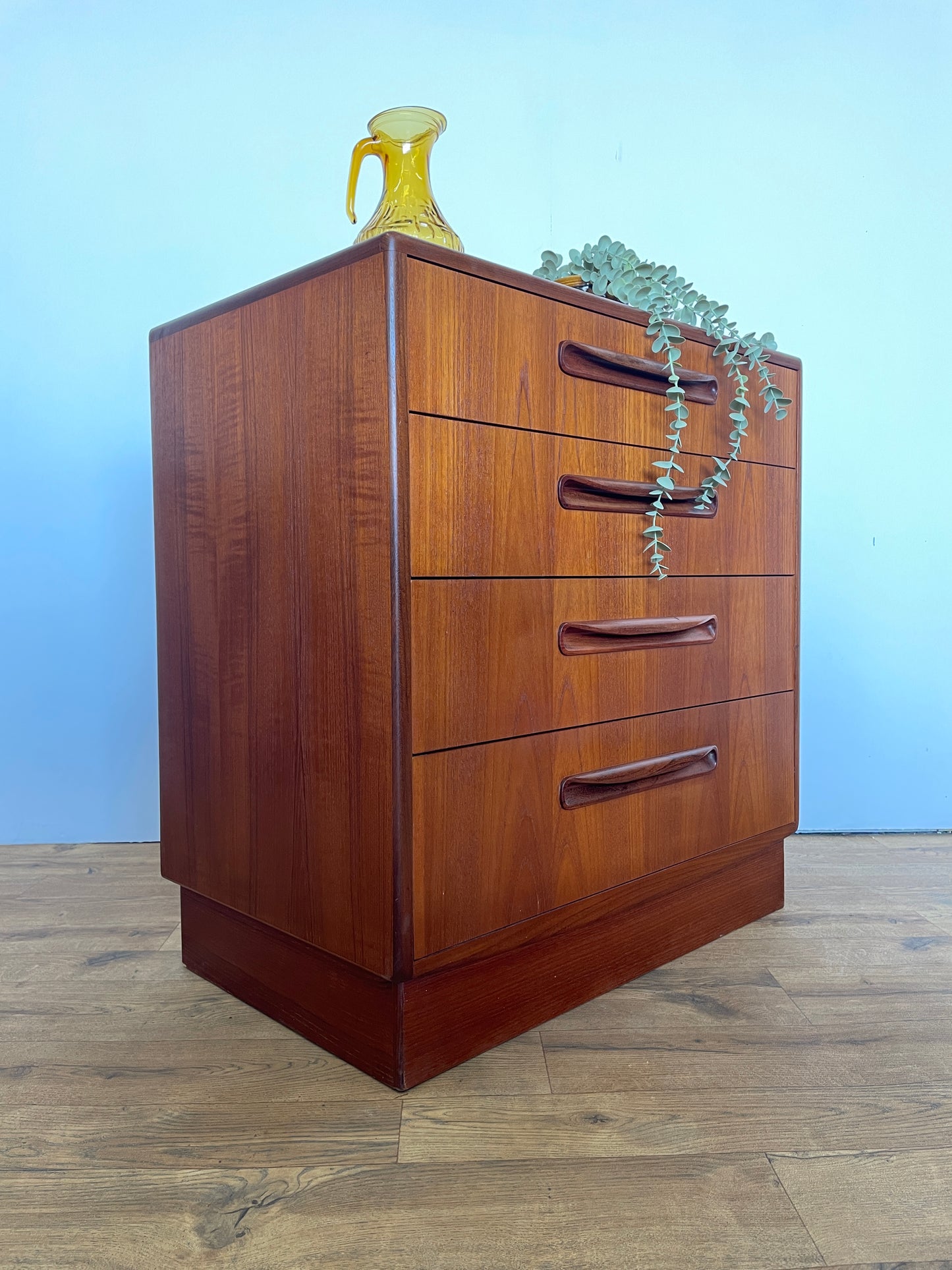 G Plan Mid Century Teak Chest of Drawers – Vintage Danish Style Storage