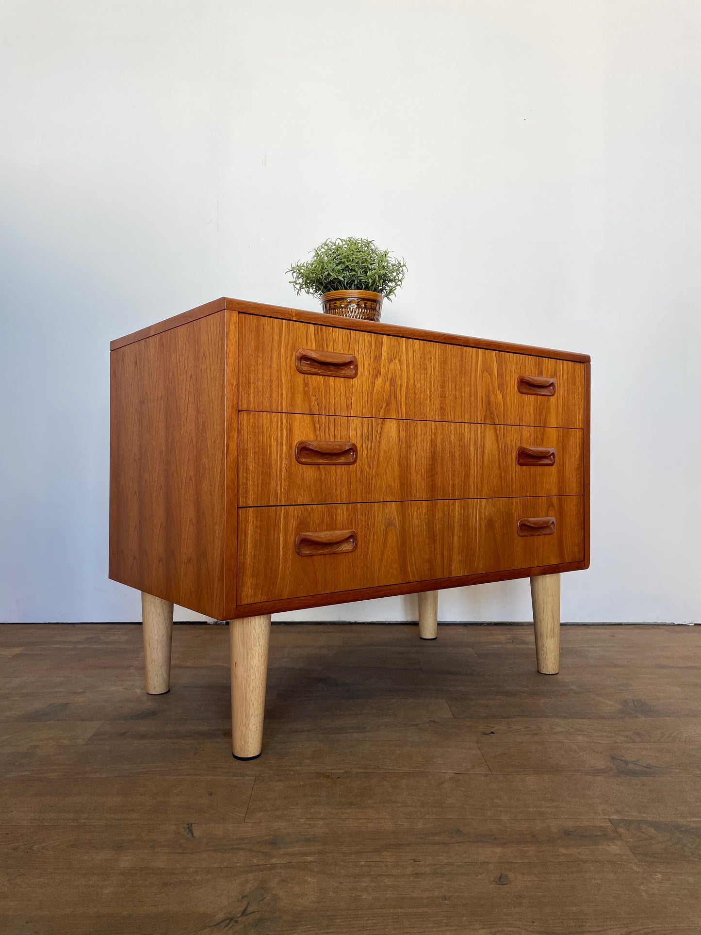 Vintage Teak G Plan Chest of 3 Drawers – Mid-Century Modern