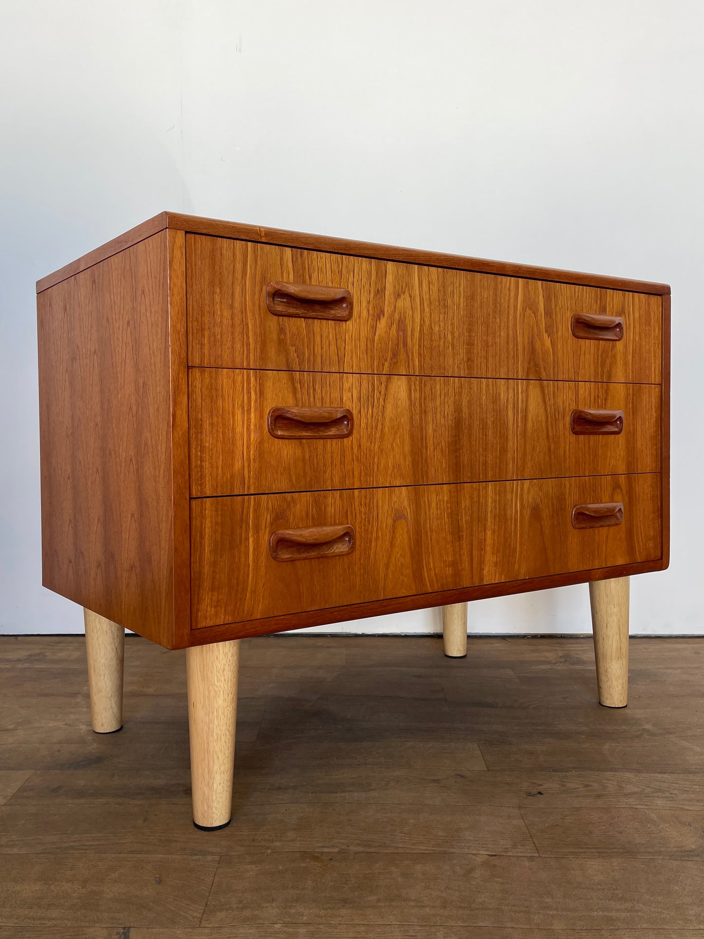 Vintage Teak G Plan Chest of 3 Drawers – Mid-Century Modern