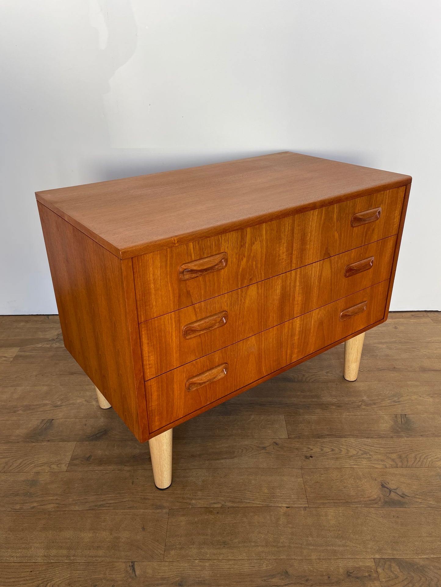 Vintage Teak G Plan Chest of 3 Drawers – Mid-Century Modern