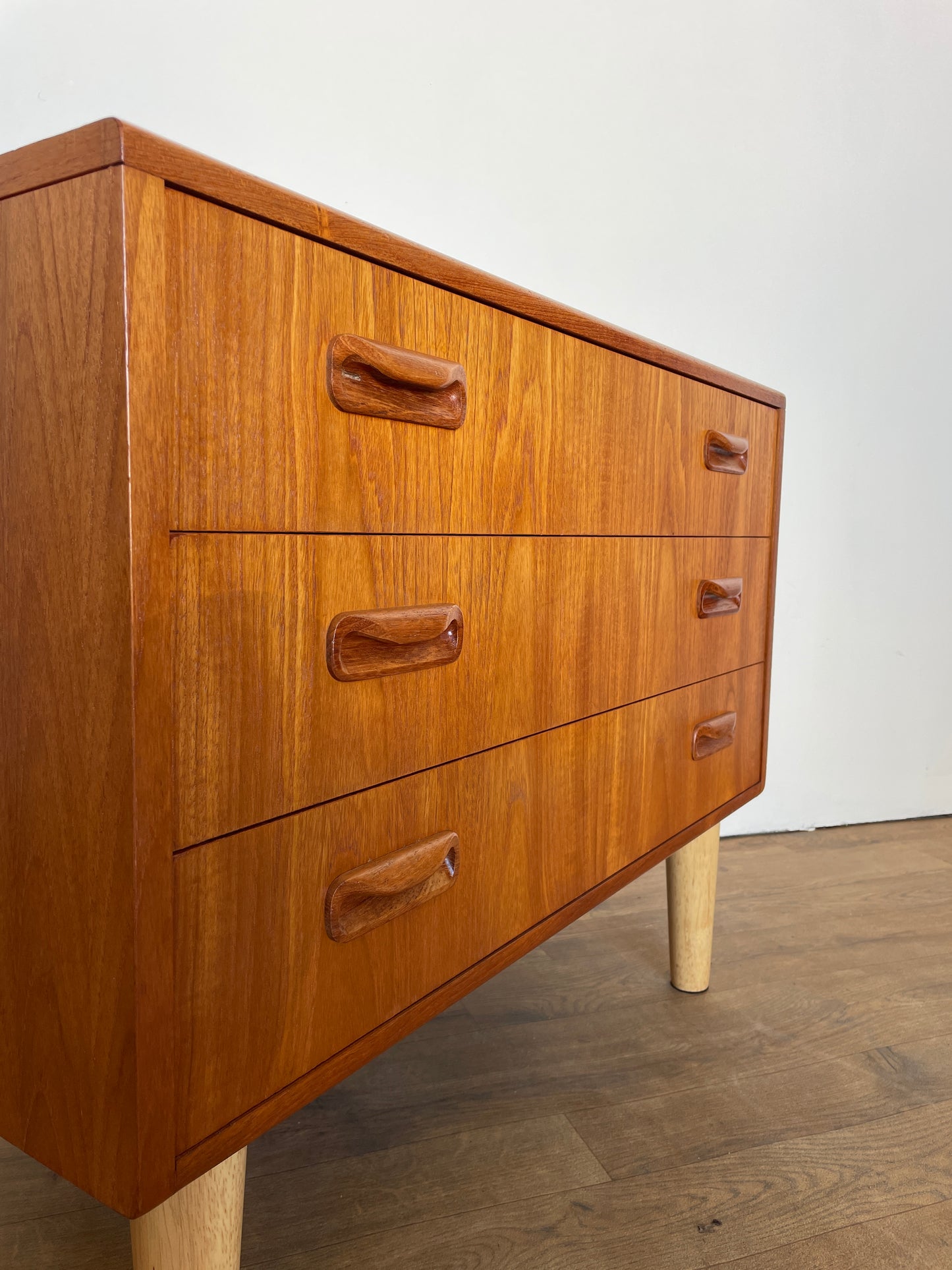 Vintage Teak G Plan Chest of 3 Drawers – Mid-Century Modern