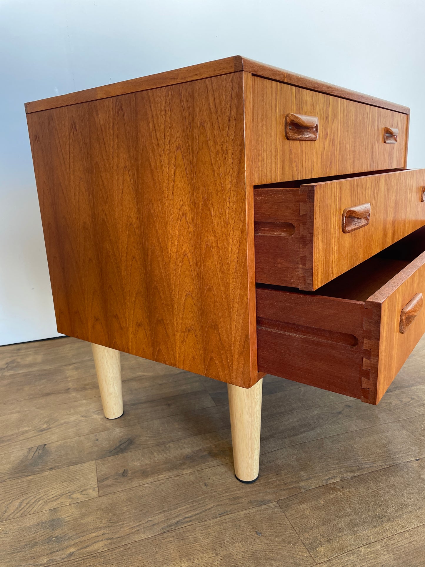 Vintage Teak G Plan Chest of 3 Drawers – Mid-Century Modern