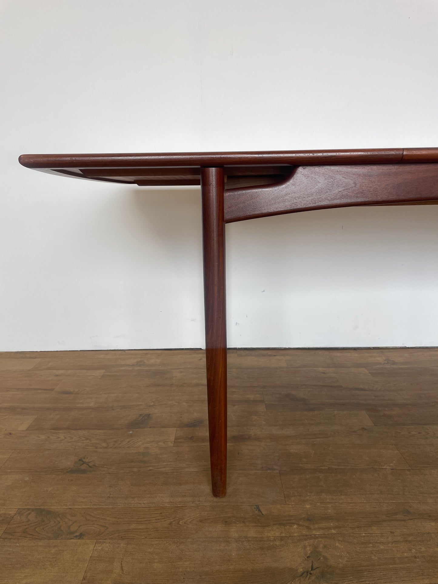 Mid Century Teak G Plan Extendable Dining Table with Extra Leaf – Danish Style