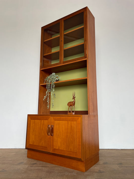 G Plan Mid Century Bookcase on Cabinet – British Design
