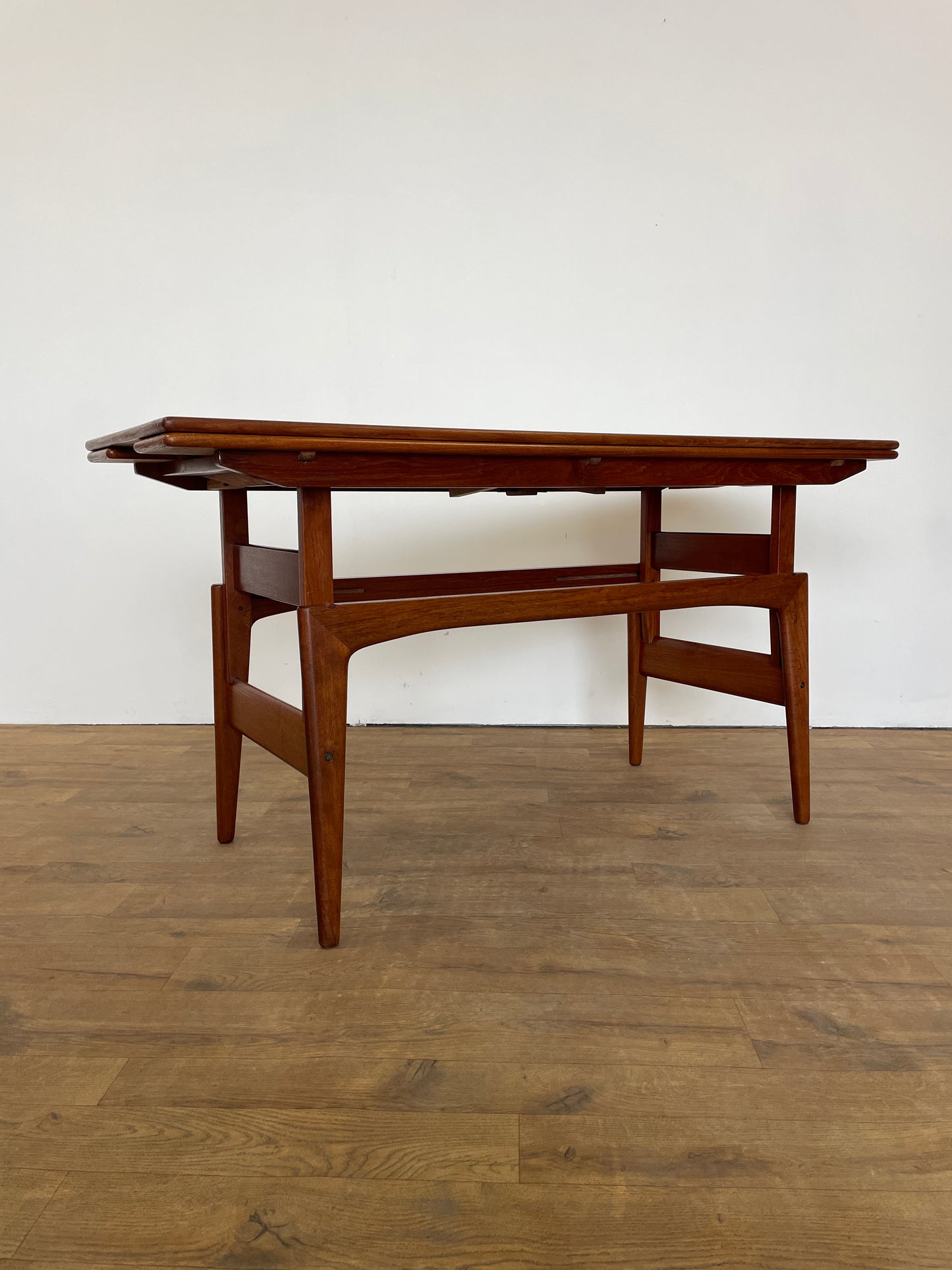 Danish 1960s Trioh Metamorphic Elevator Table – Teak Mid-Century Convertible Design