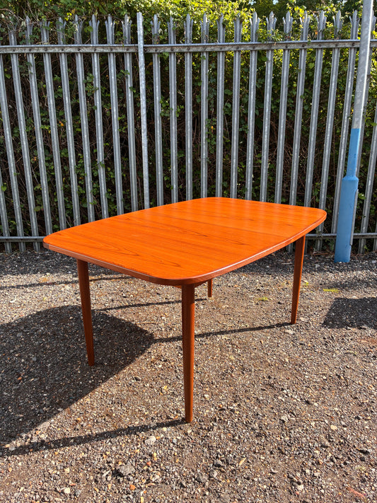 G Plan Extending Teak Mid-Century Dining Table