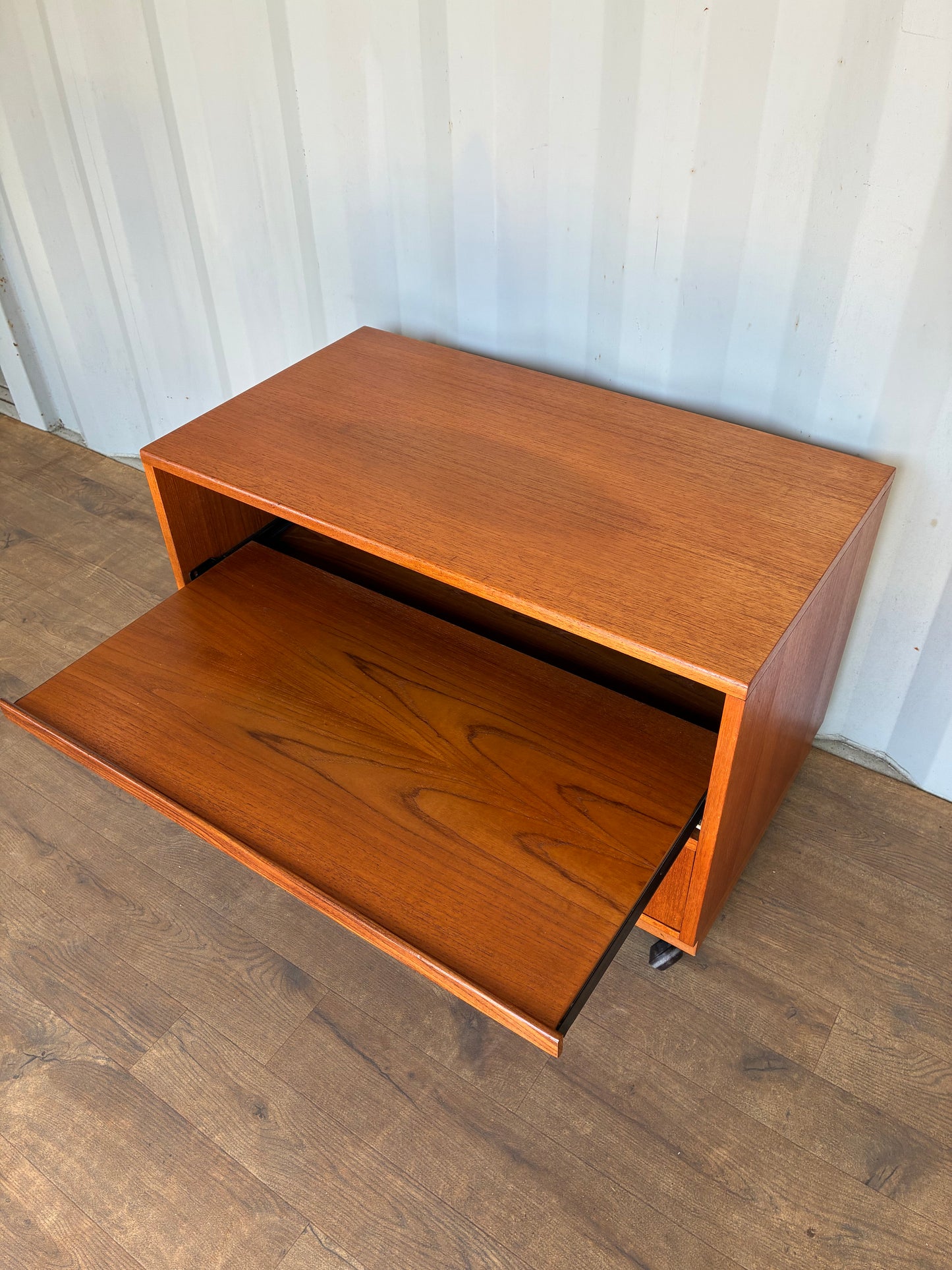 G Plan Teak TV Unit / Media Cabinet on Castors Mid-Century Vintage Retro Storage