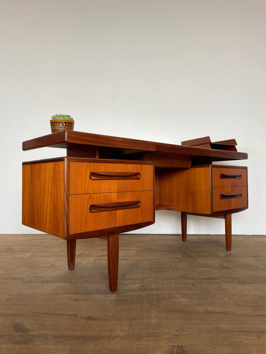 Vintage G Plan Fresco Teak Floating Top Desk – Mid Century Modern