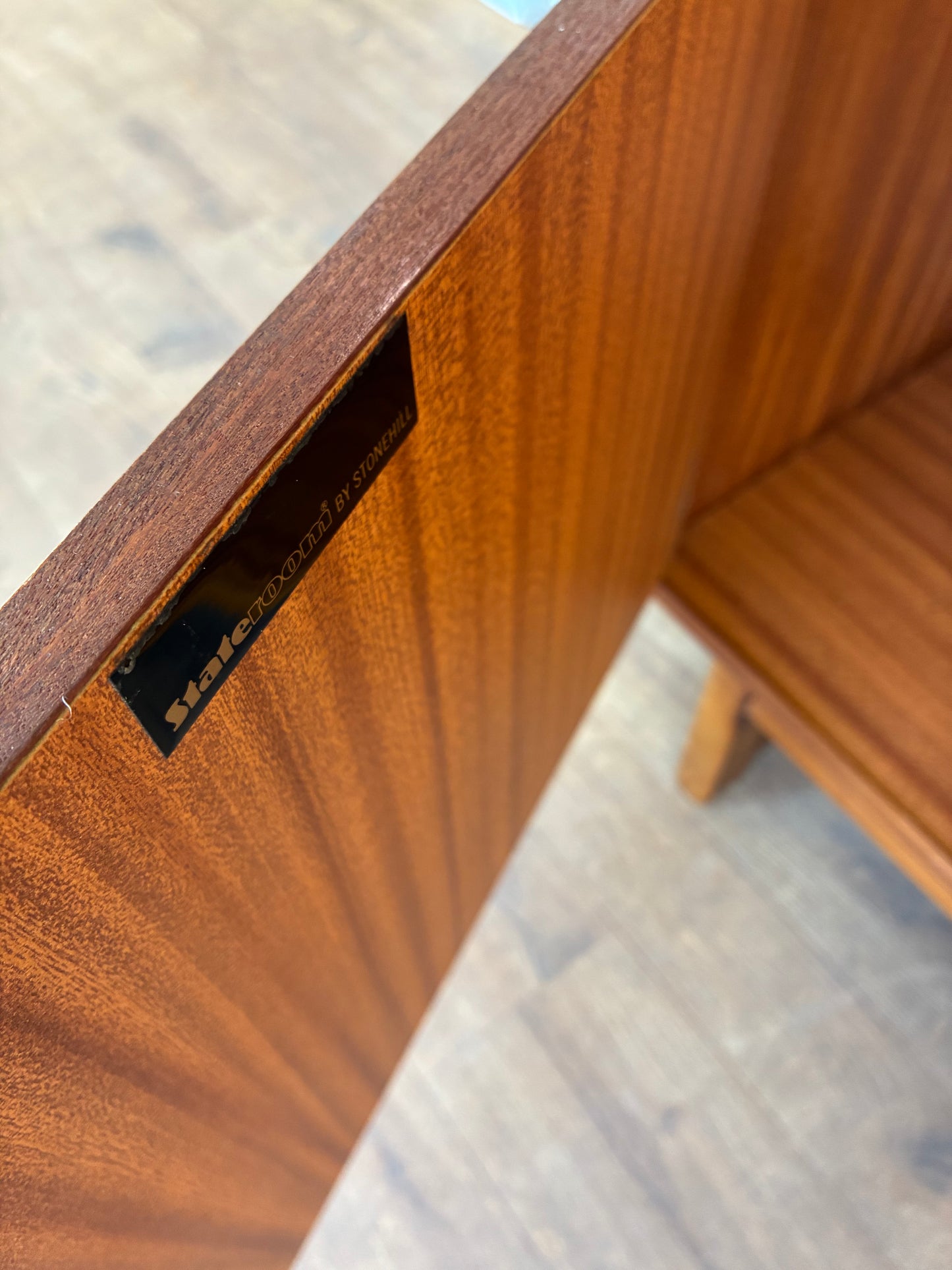 Room Divider Shelving Unit by Stateroom for Stonehill - Mid-Century Teak Vintage Display Cabinet