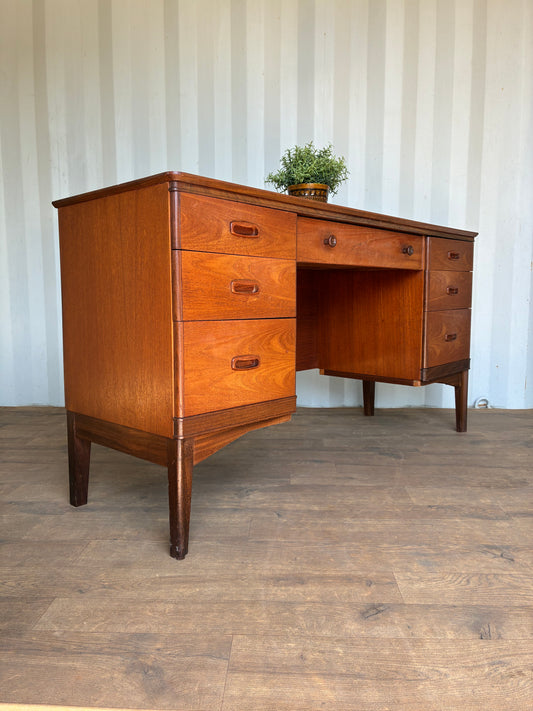 Mid-Century Writing Desk by Austinsuite Teak Vintage Scandinavian Style Office
