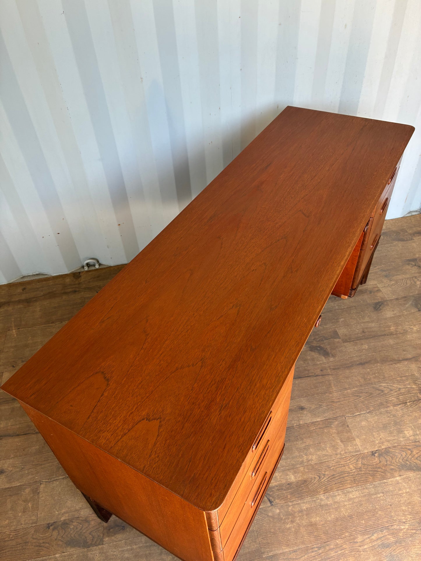 Mid-Century Writing Desk by Austinsuite Teak Vintage Scandinavian Style Office