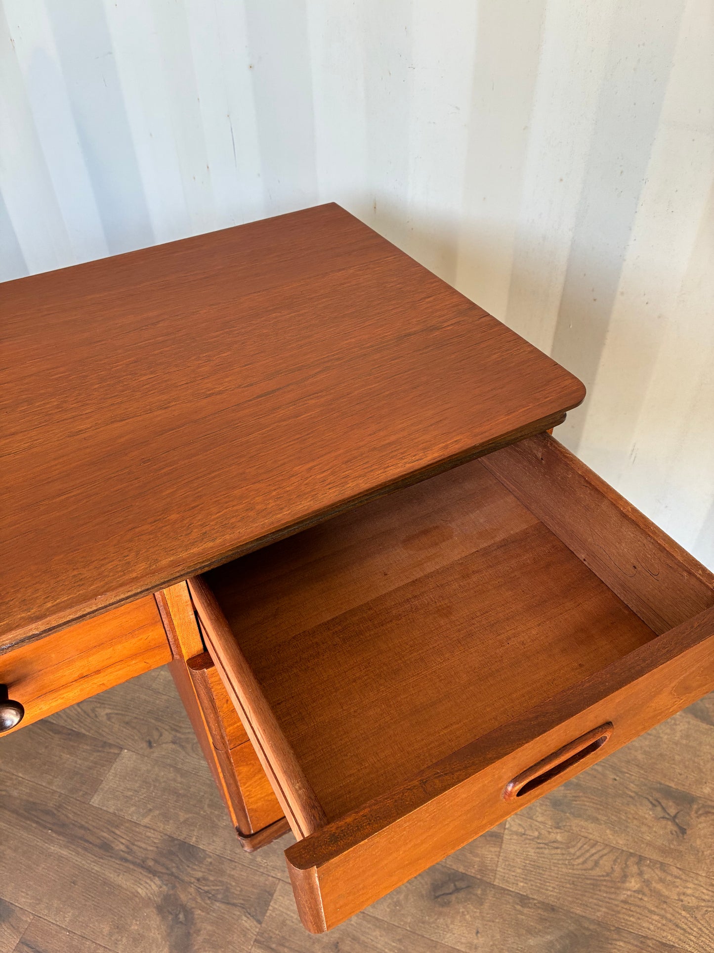 Mid-Century Writing Desk by Austinsuite Teak Vintage Scandinavian Style Office