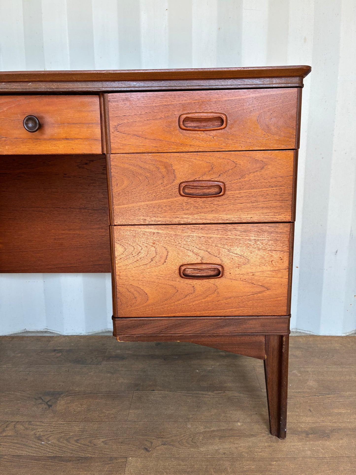 Mid-Century Writing Desk by Austinsuite Teak Vintage Scandinavian Style Office
