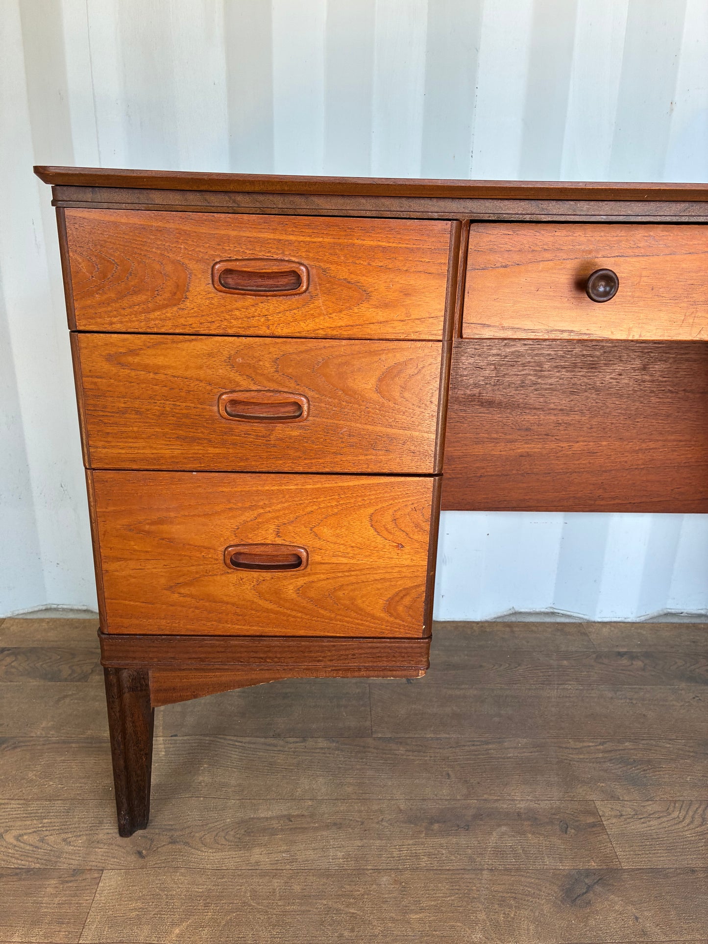 Mid-Century Writing Desk by Austinsuite Teak Vintage Scandinavian Style Office