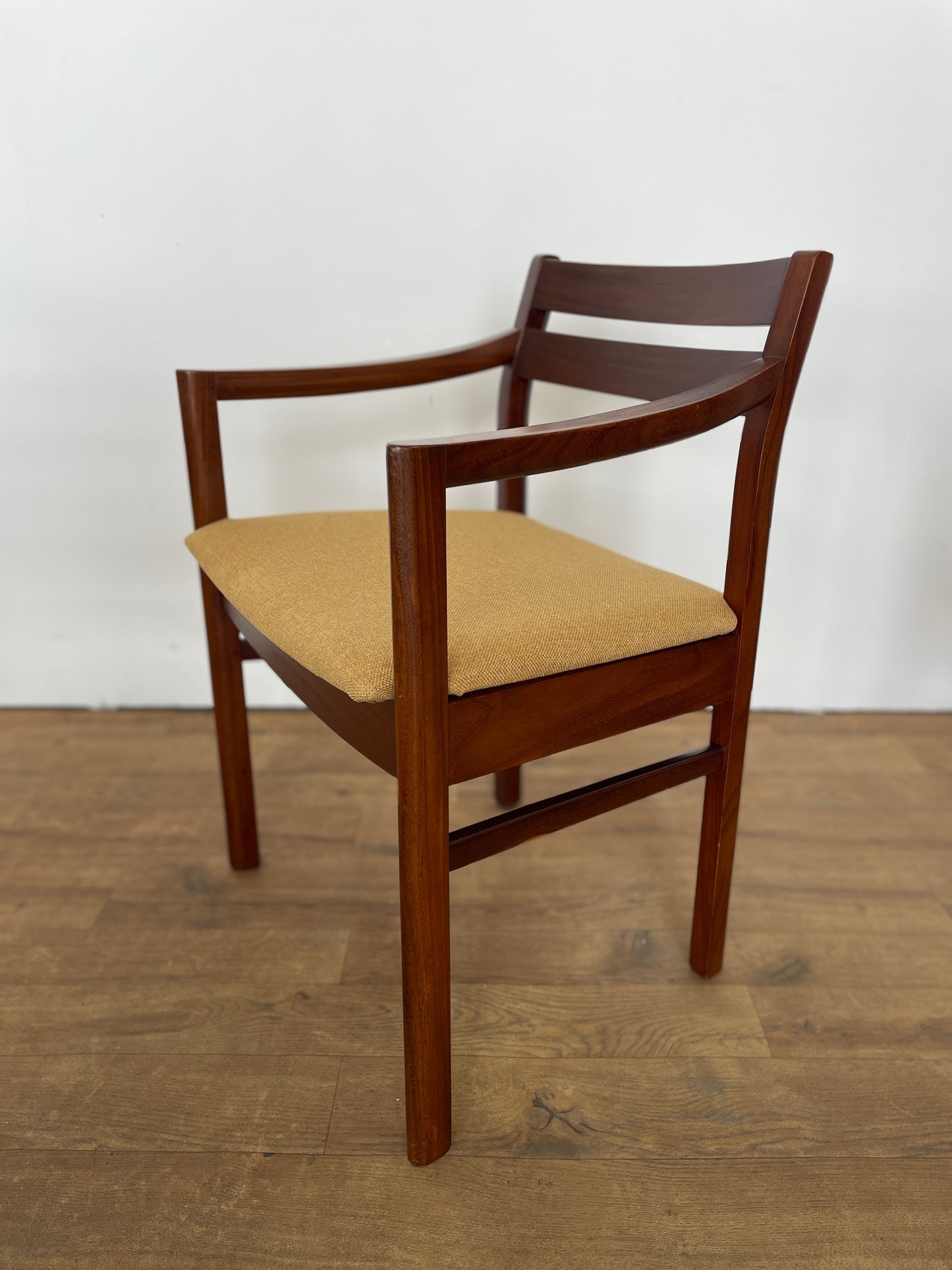 White & Newton Teak Extendable Dining Table & 6 Chairs – Mid-Century