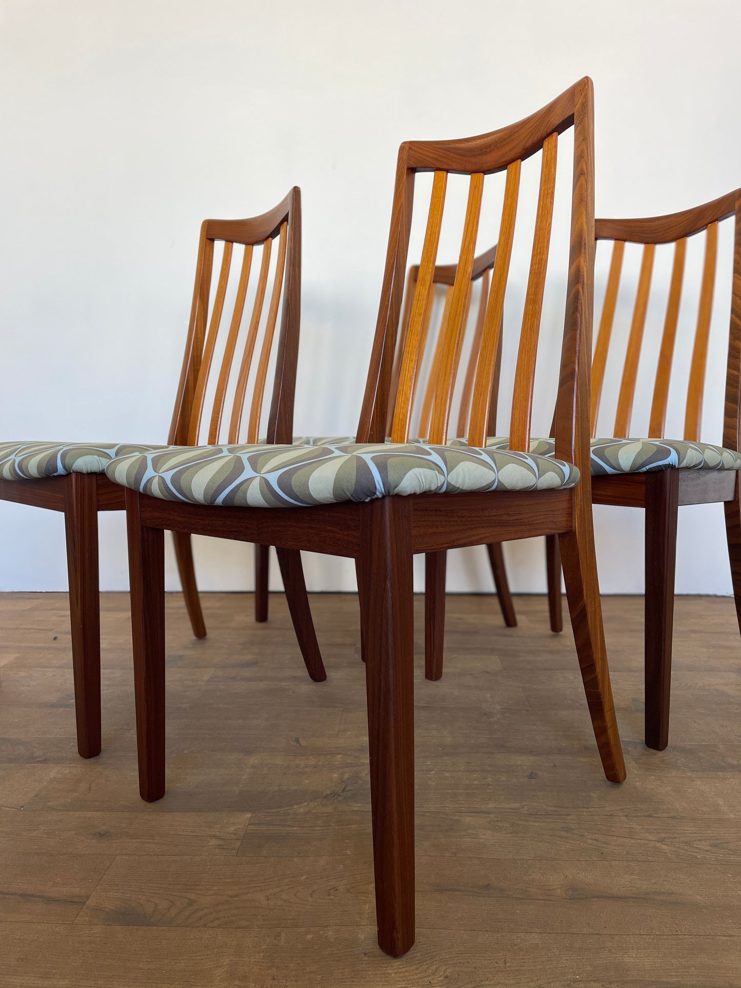 Mid-Century G Plan Dining Chairs – Set of 4, Newly Upholstered, UK Made