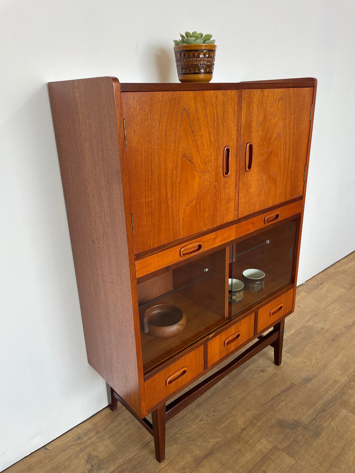 Rare Mid-Century Teak Danish Drinks Cabinet by Arne Wahl Iversen