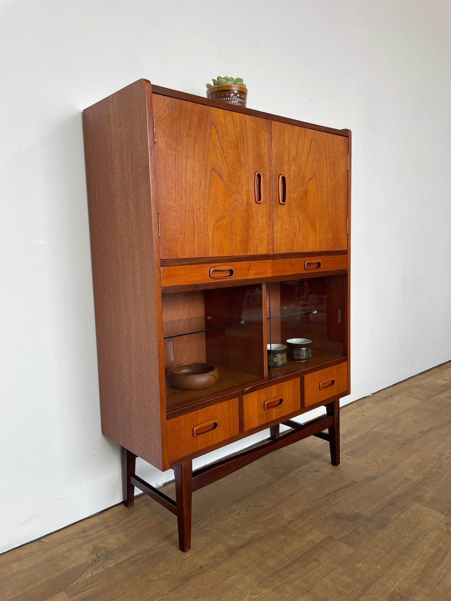 Rare Mid-Century Teak Danish Drinks Cabinet by Arne Wahl Iversen