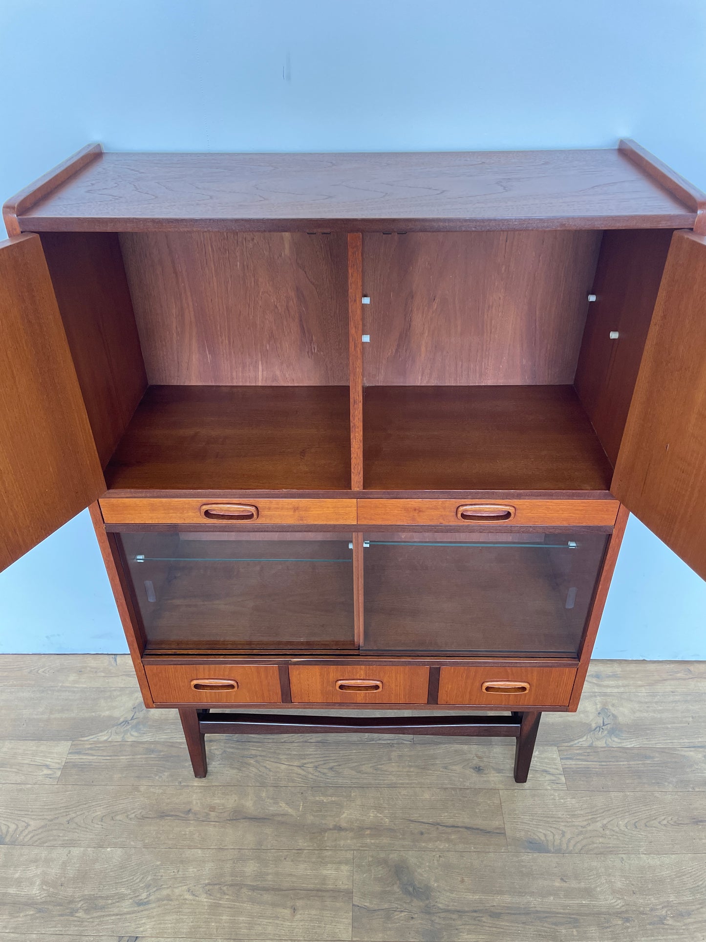 Rare Mid-Century Teak Danish Drinks Cabinet by Arne Wahl Iversen