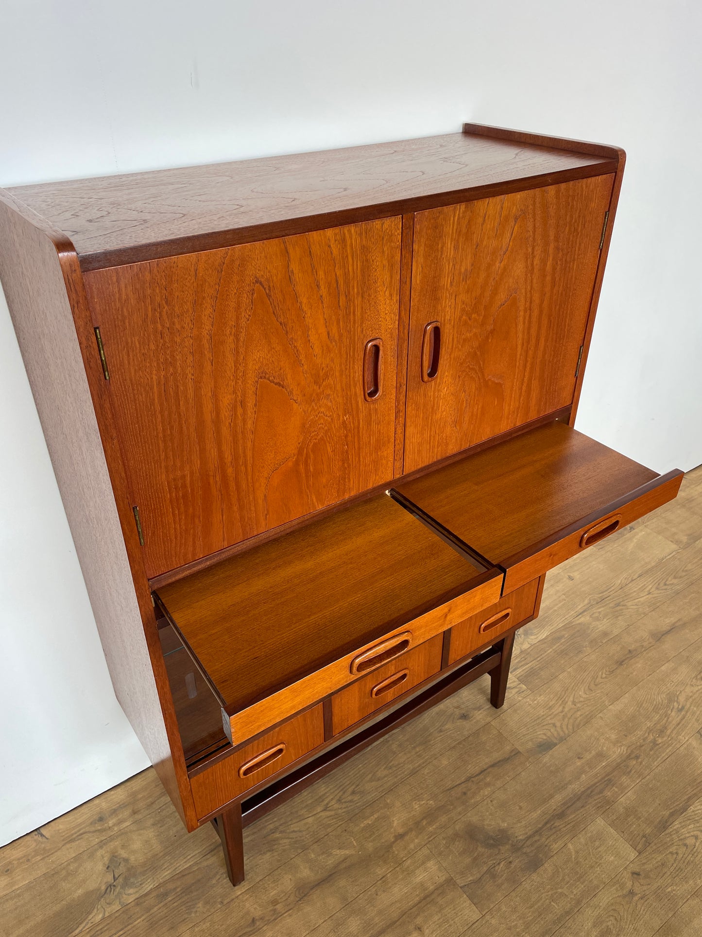 Rare Mid-Century Teak Danish Drinks Cabinet by Arne Wahl Iversen