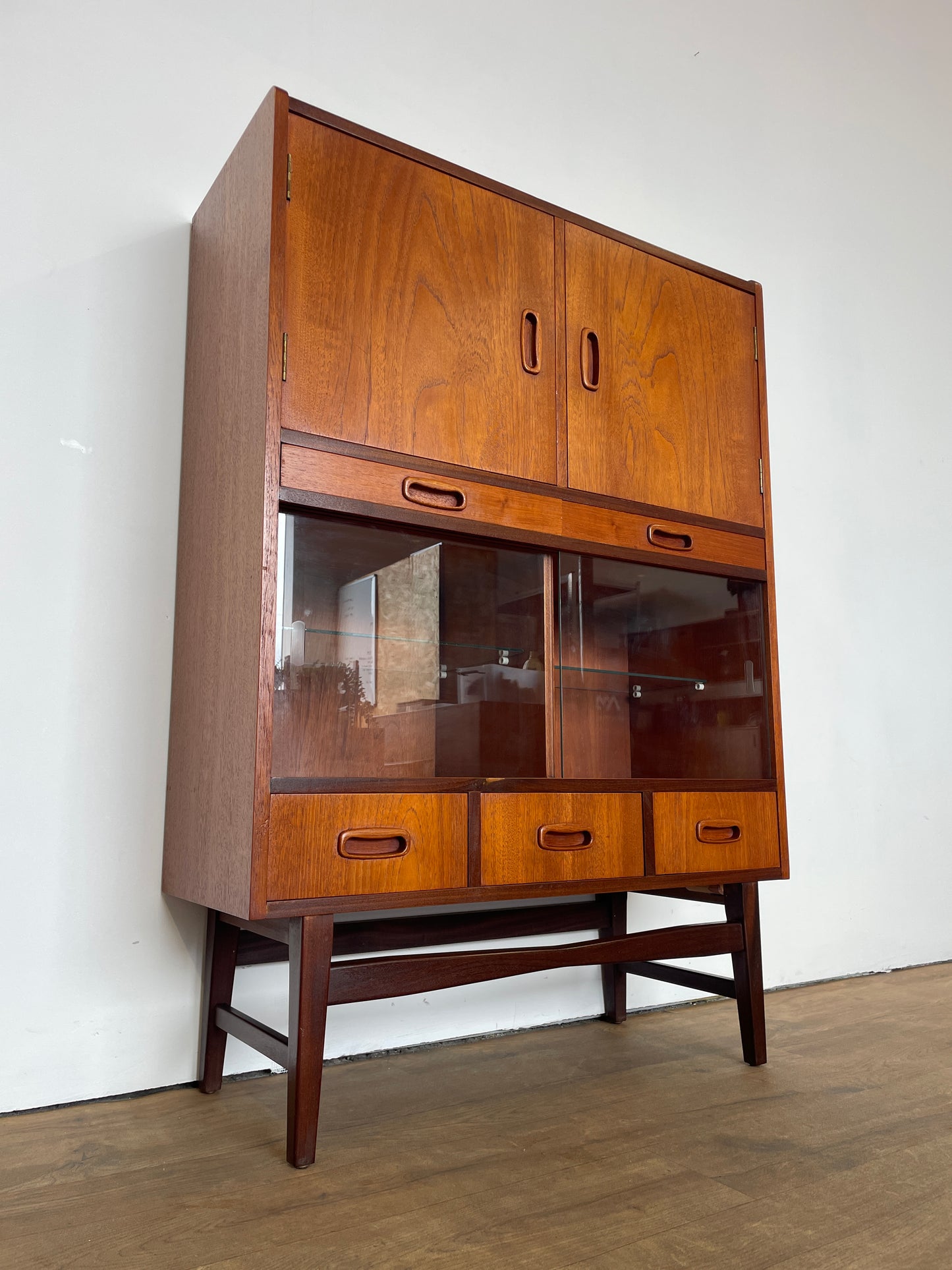 Rare Mid-Century Teak Danish Drinks Cabinet by Arne Wahl Iversen