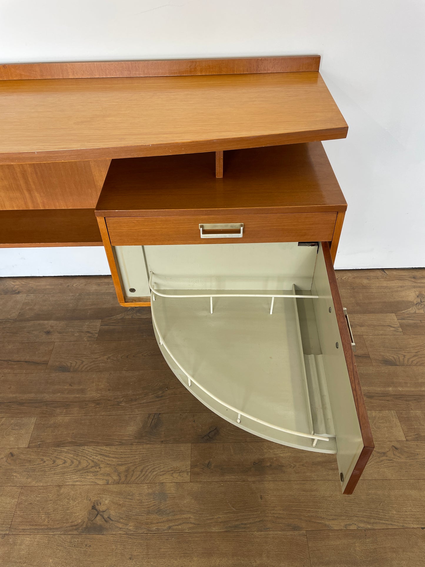 Mid-Century G Plan Limba Desk/Dressing Table by Leslie Dandy, 1960s UK