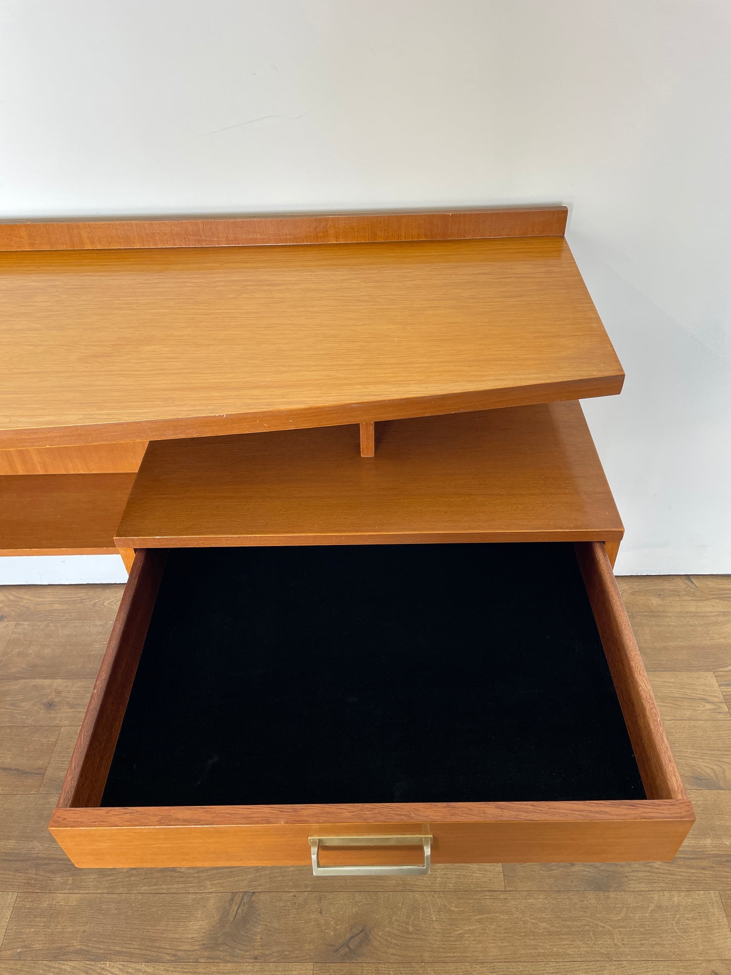 Mid-Century G Plan Limba Desk/Dressing Table by Leslie Dandy, 1960s UK