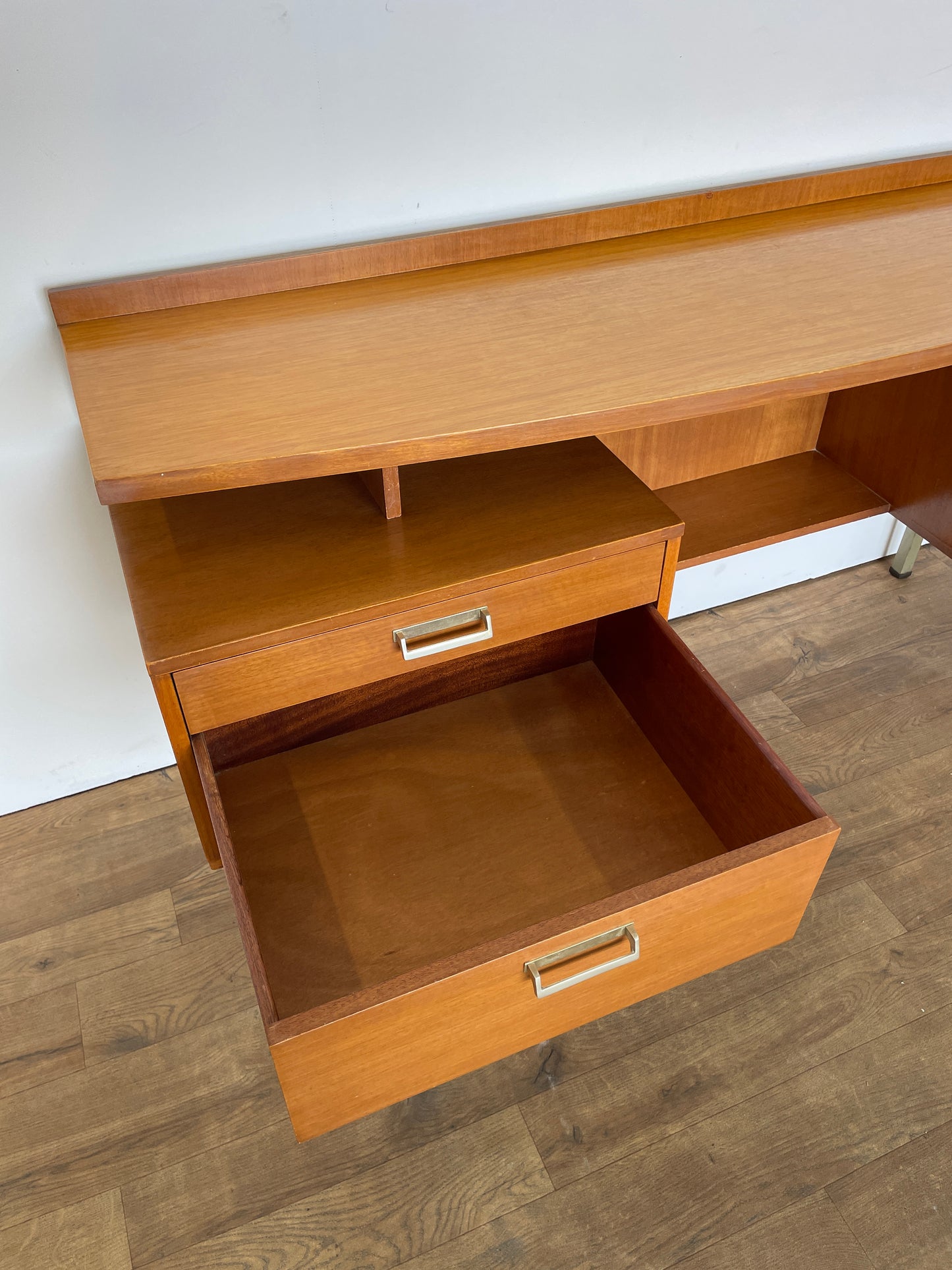 Mid-Century G Plan Limba Desk/Dressing Table by Leslie Dandy, 1960s UK