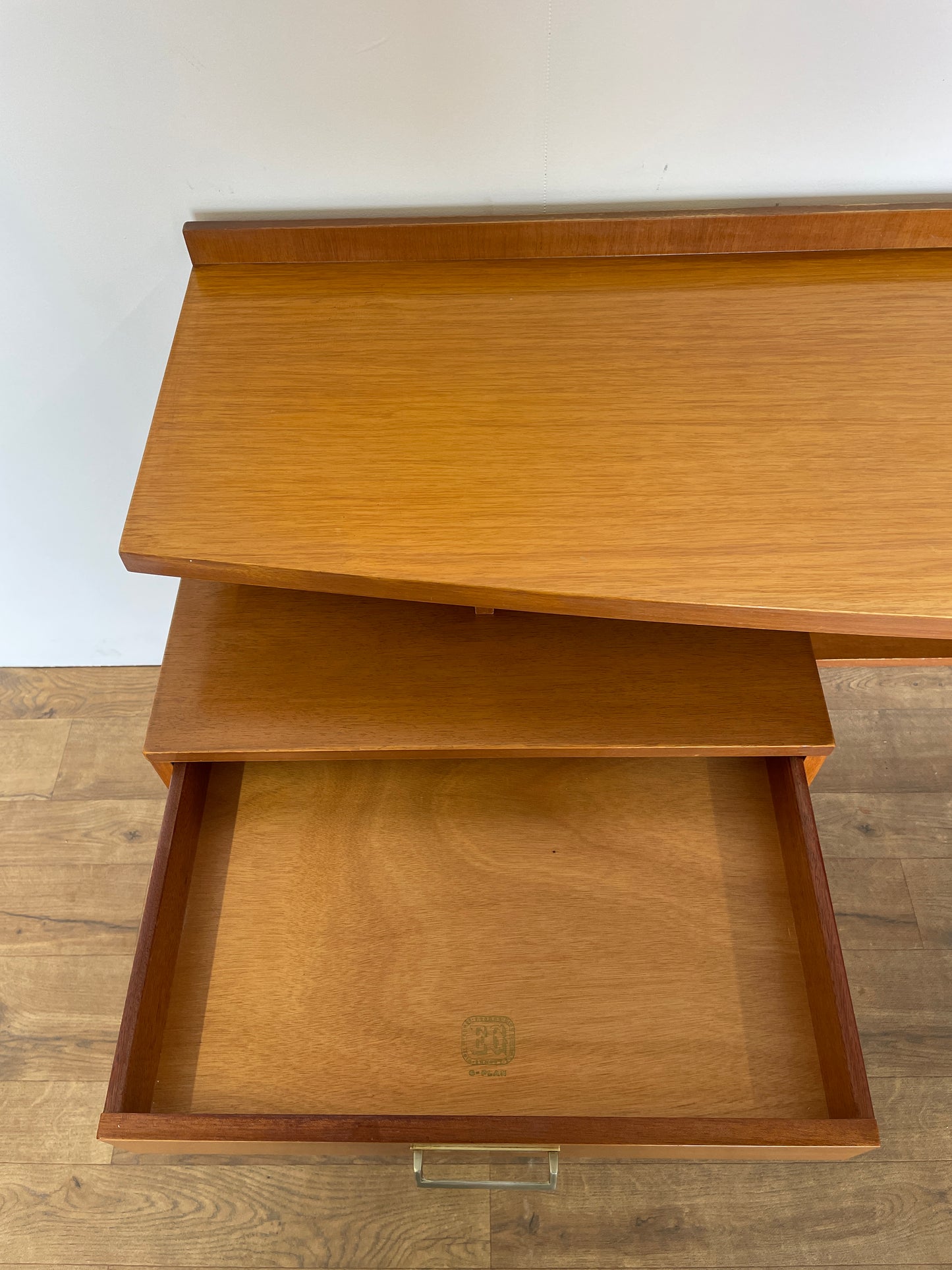 Mid-Century G Plan Limba Desk/Dressing Table by Leslie Dandy, 1960s UK
