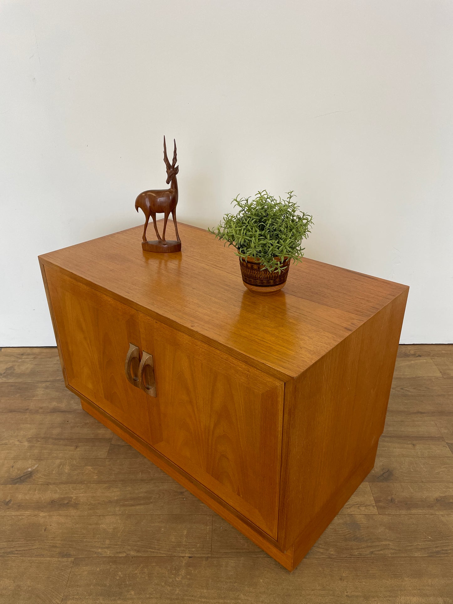 G Plan Mid-Century Teak Sierra Cabinet – 1960s Two Door Storage Unit