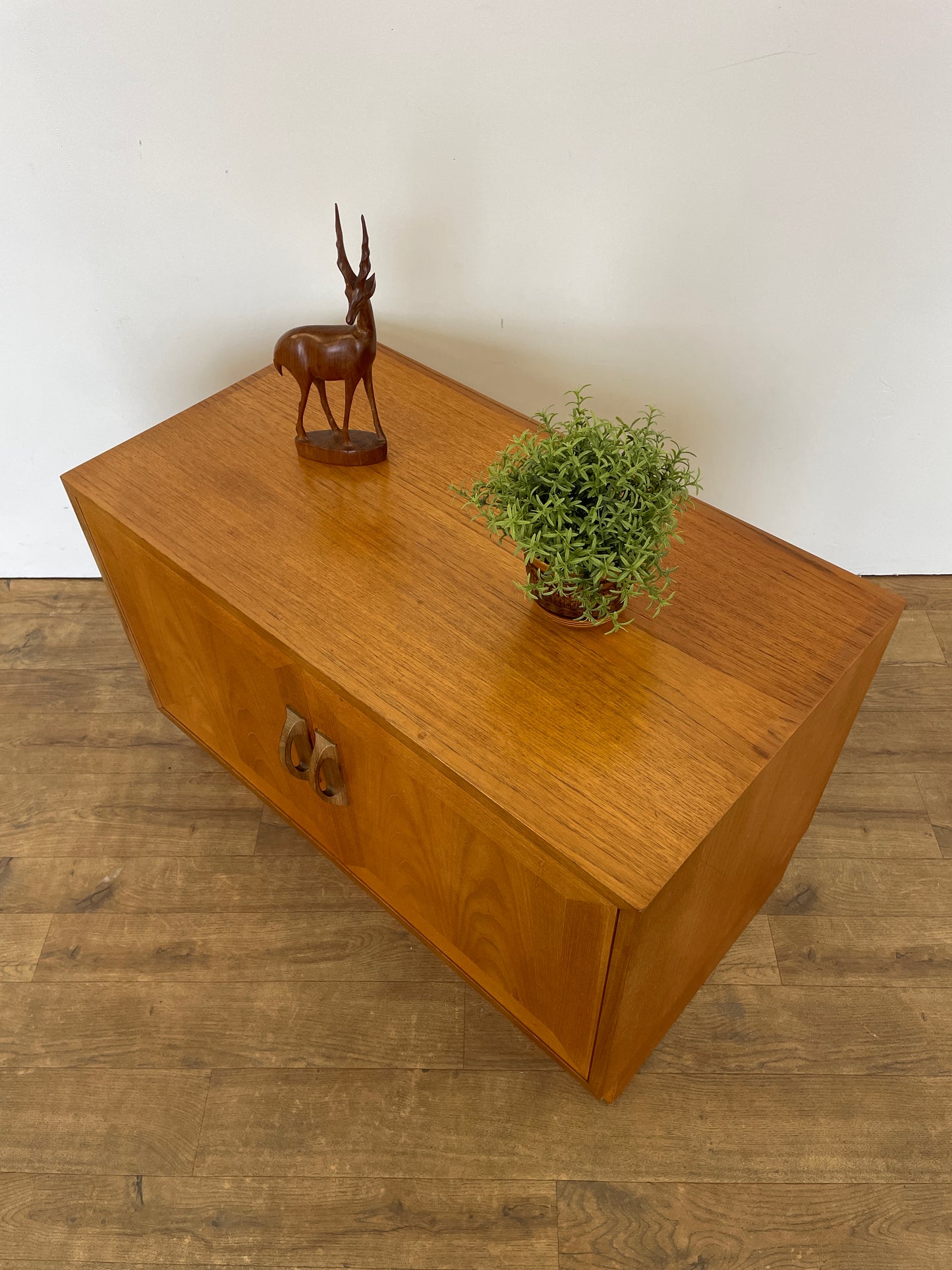 G Plan Mid-Century Teak Sierra Cabinet – 1960s Two Door Storage Unit