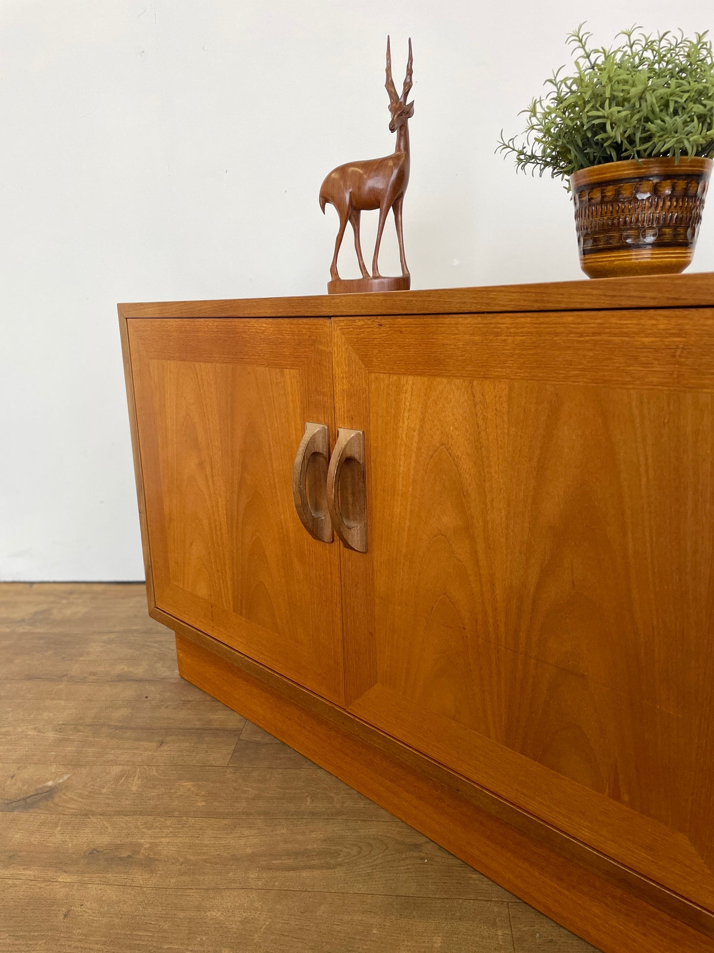 G Plan Mid-Century Teak Sierra Cabinet – 1960s Two Door Storage Unit