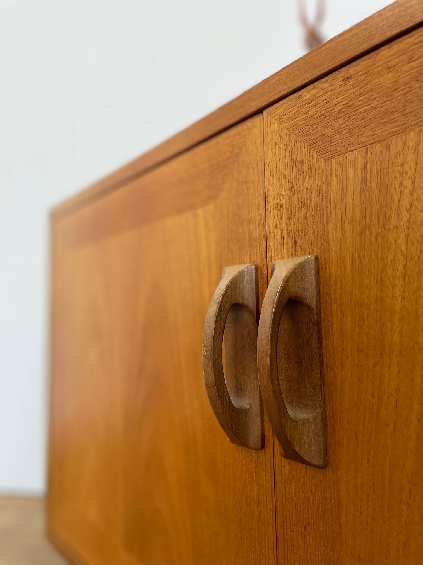 G Plan Mid-Century Teak Sierra Cabinet – 1960s Two Door Storage Unit