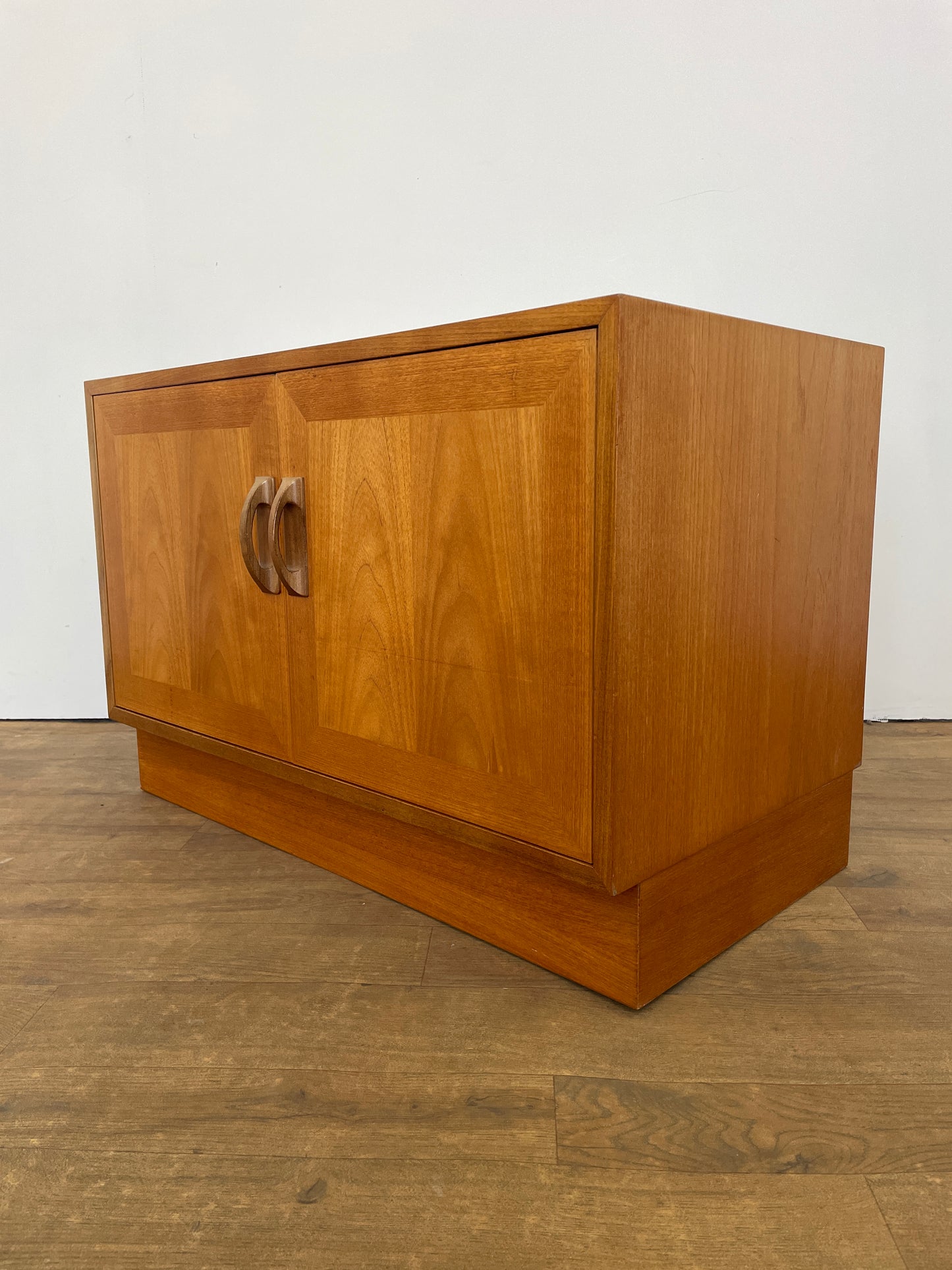 G Plan Mid-Century Teak Sierra Cabinet – 1960s Two Door Storage Unit
