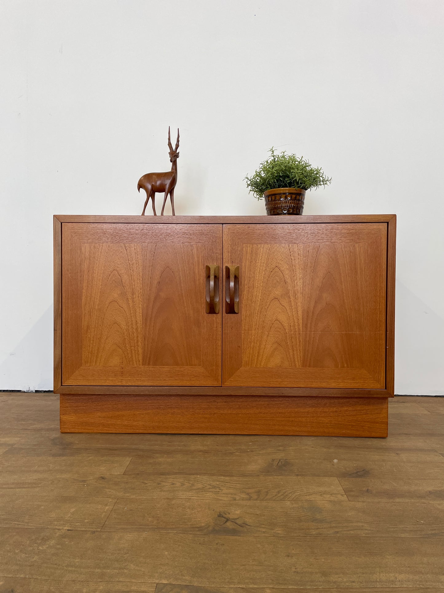 G Plan Mid-Century Teak Sierra Cabinet – 1960s Two Door Storage Unit