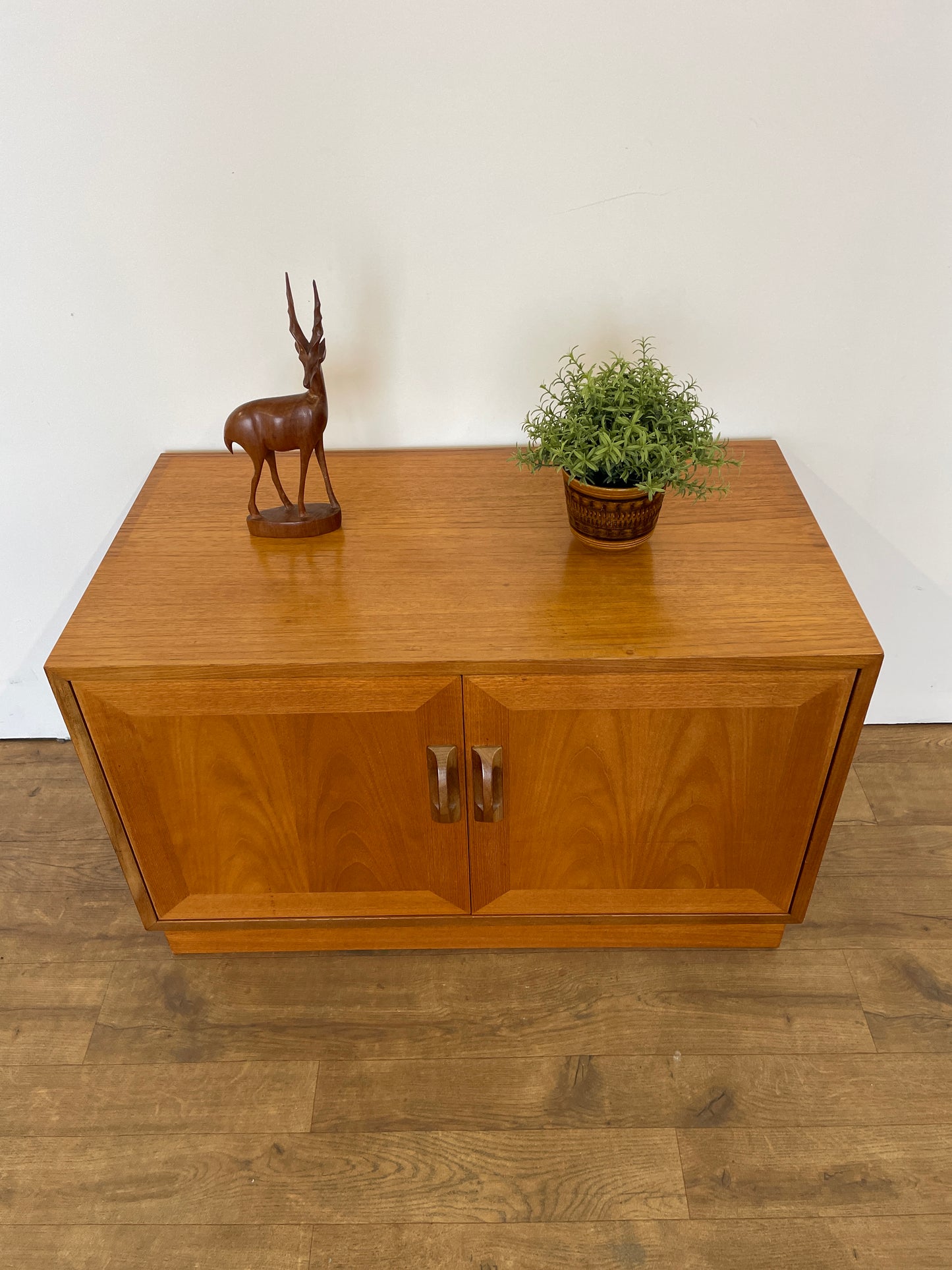 G Plan Mid-Century Teak Sierra Cabinet – 1960s Two Door Storage Unit