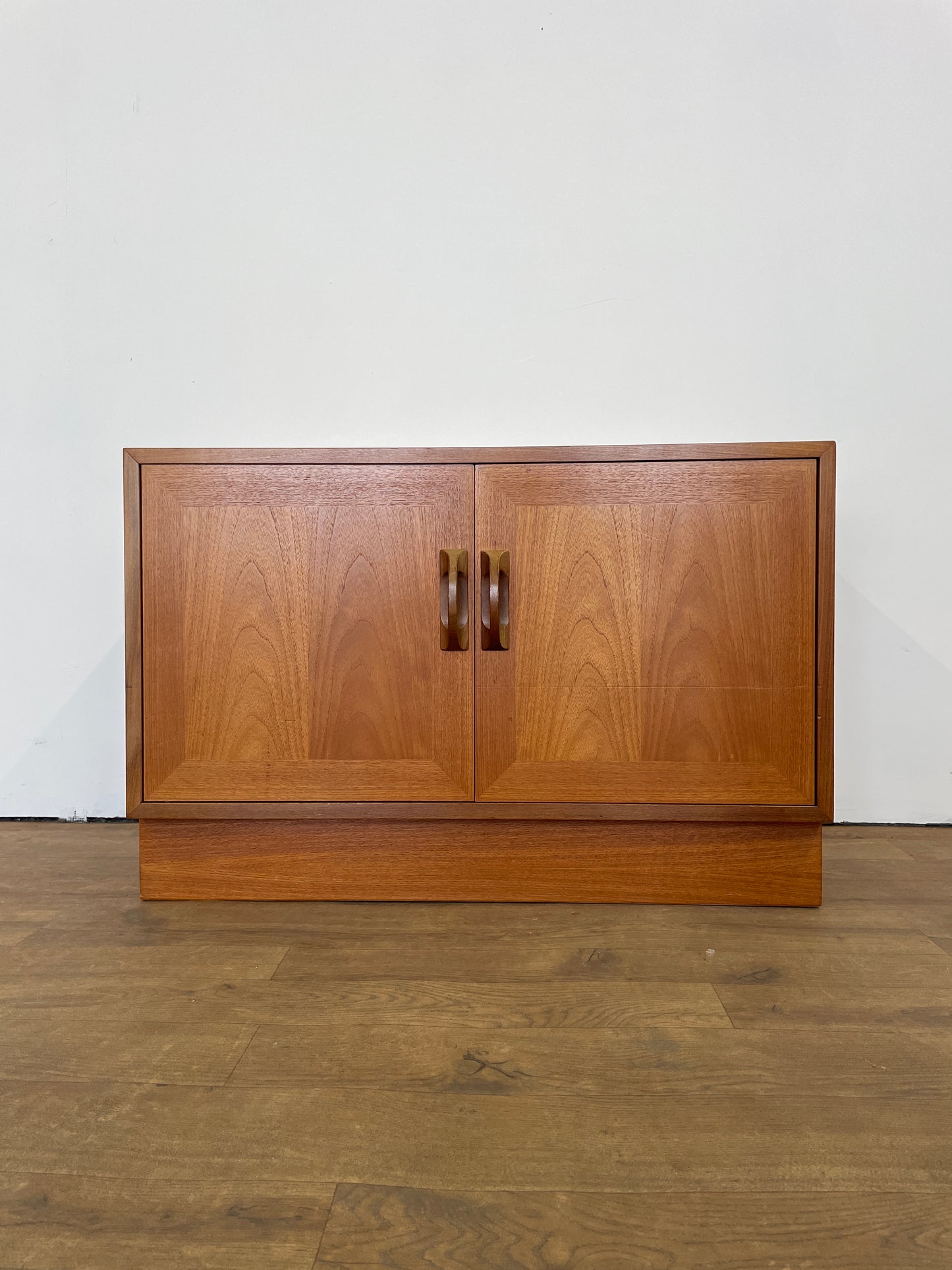 G Plan Mid-Century Teak Sierra Cabinet – 1960s Two Door Storage Unit