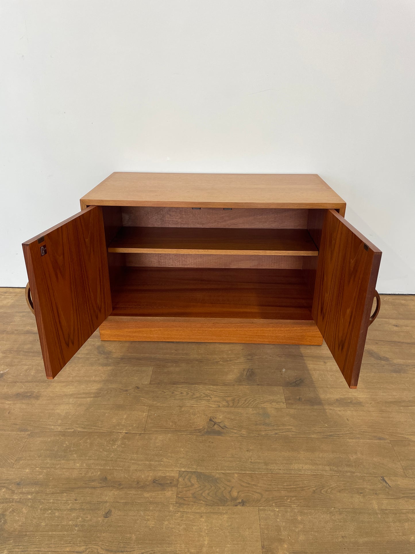G Plan Mid-Century Teak Sierra Cabinet – 1960s Two Door Storage Unit