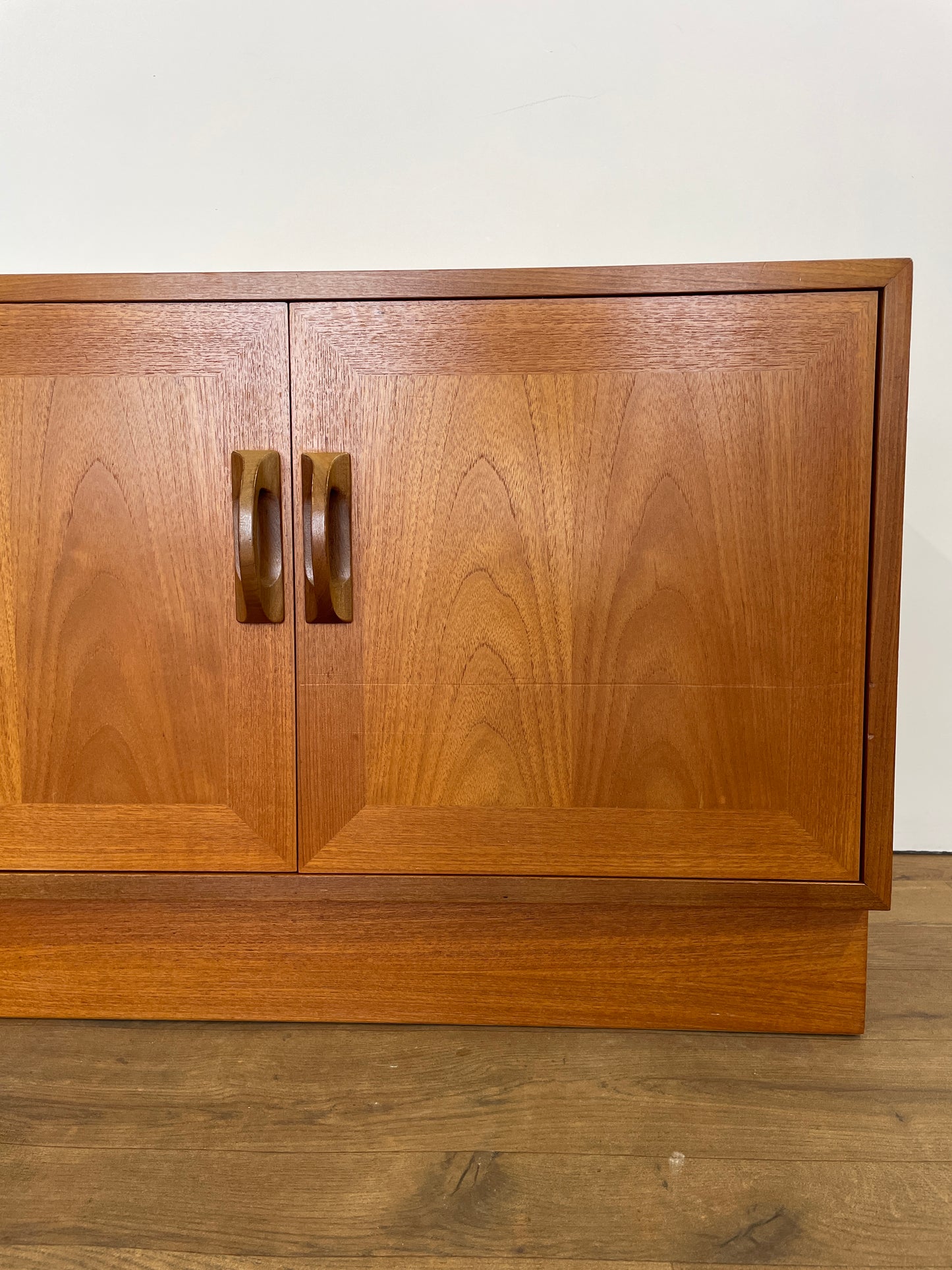 G Plan Mid-Century Teak Sierra Cabinet – 1960s Two Door Storage Unit