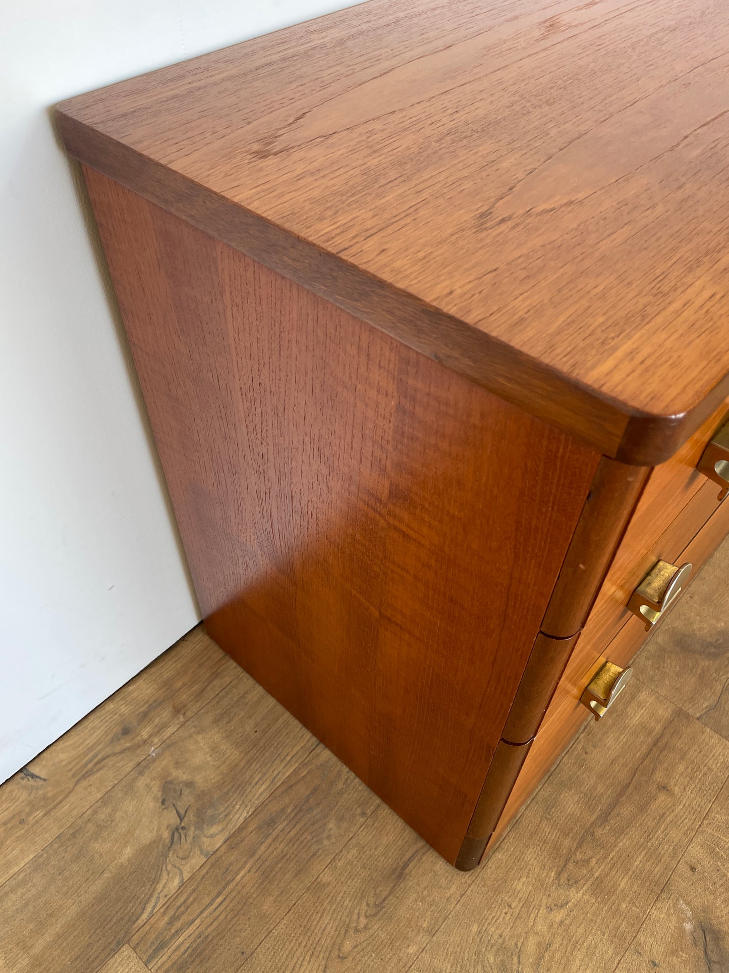 Mid-Century Teak Stag 3-Drawer Chest of Drawers | Vintage Storage Furniture