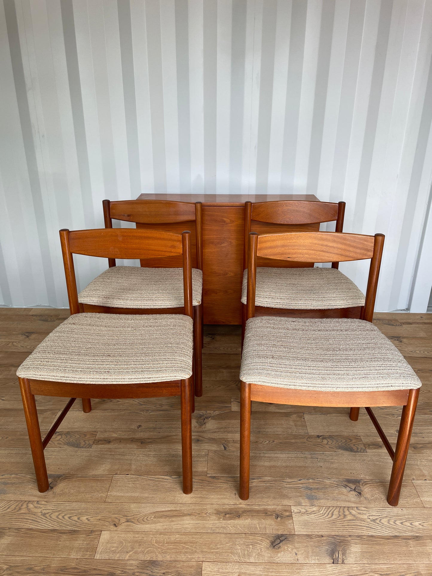 McIntosh Drop Leaf Table & 4 Chairs - Mid-Century Vintage Retro Teak