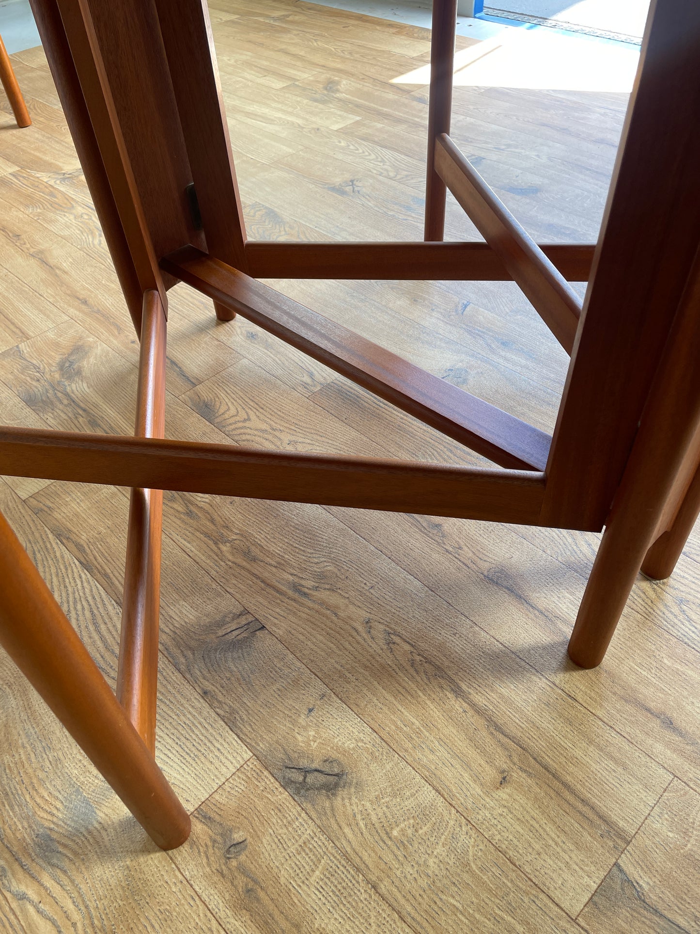 McIntosh Drop Leaf Table & 4 Chairs - Mid-Century Vintage Retro Teak