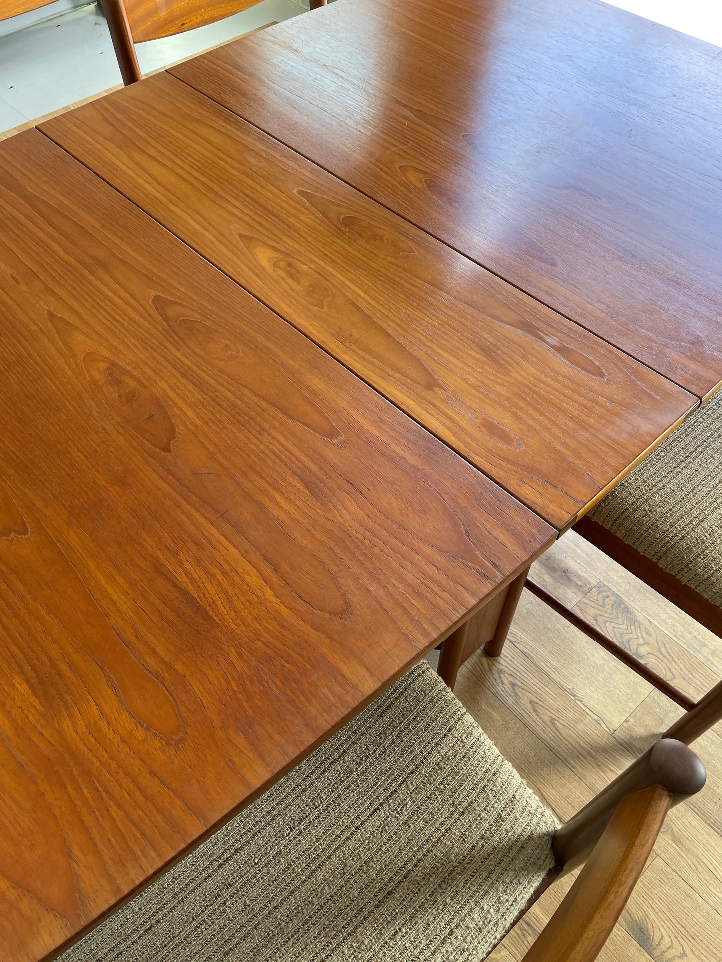McIntosh Drop Leaf Table & 4 Chairs - Mid-Century Vintage Retro Teak