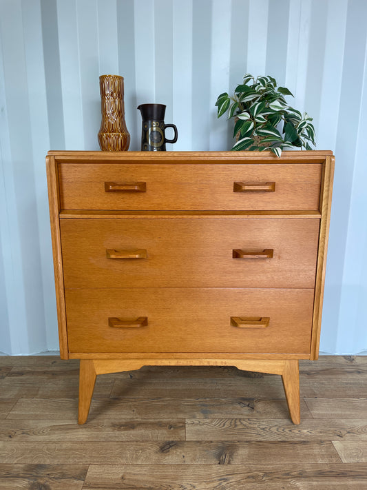 G Plan Chest of Drawers Brandon Range - Vintage Retro Bedroom Storage Oak