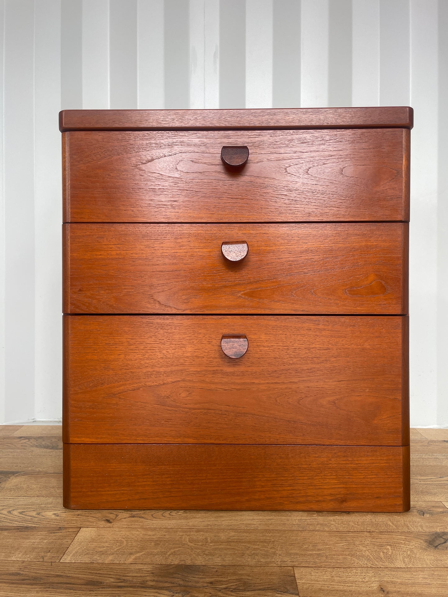 Stag Bedside Chest / Cabinet - Mid-Century Storage