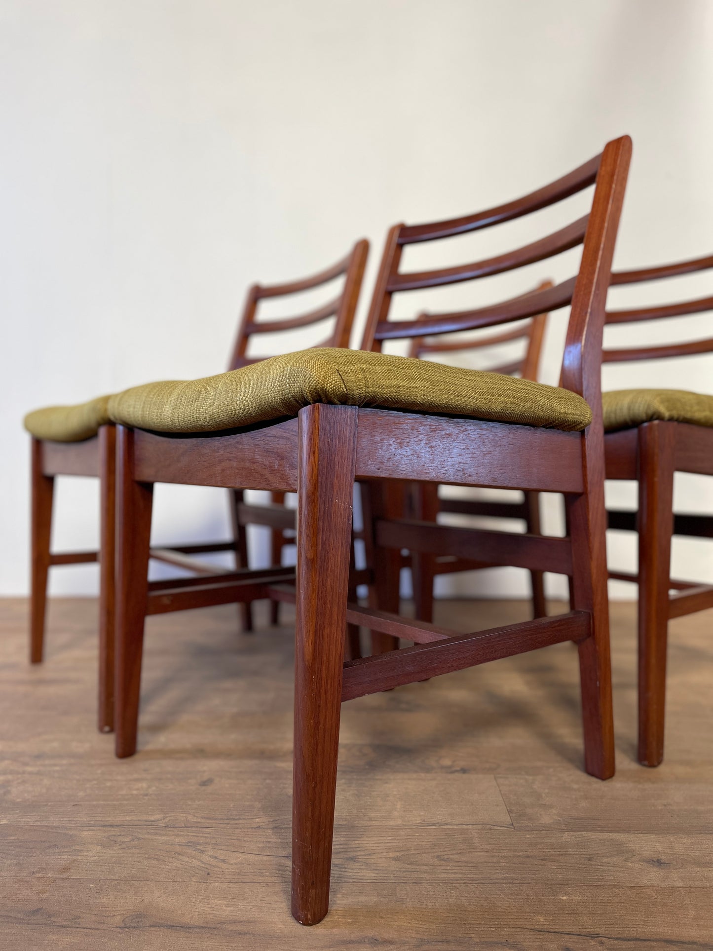 Mid-Century Teak Dining Chairs by John Herbert for Younger – Set of Vintage 1960s Ladder-Back Chairs